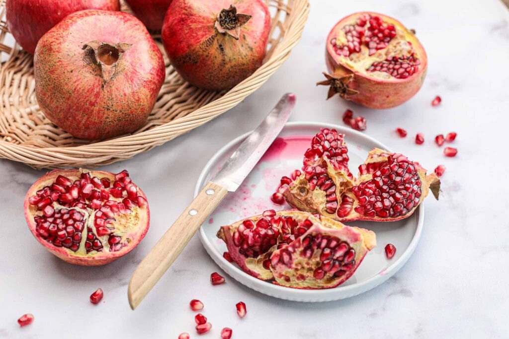 Cut Pomegranate