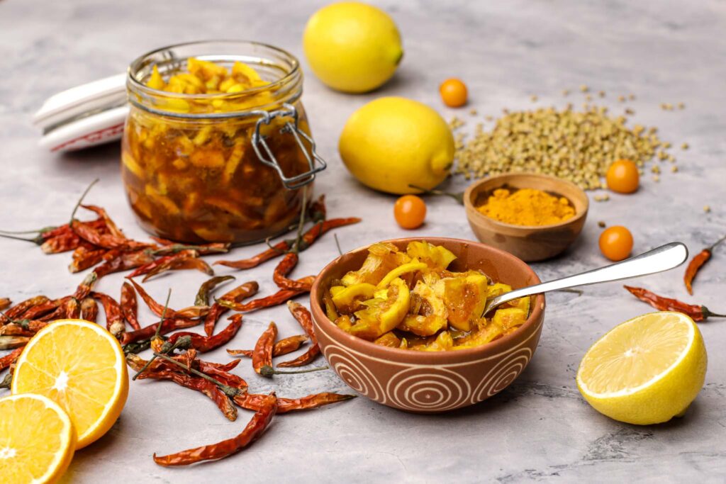 Instant Indian Style Lemon Pickle, sweet and sour, nimbu ka achaar_1