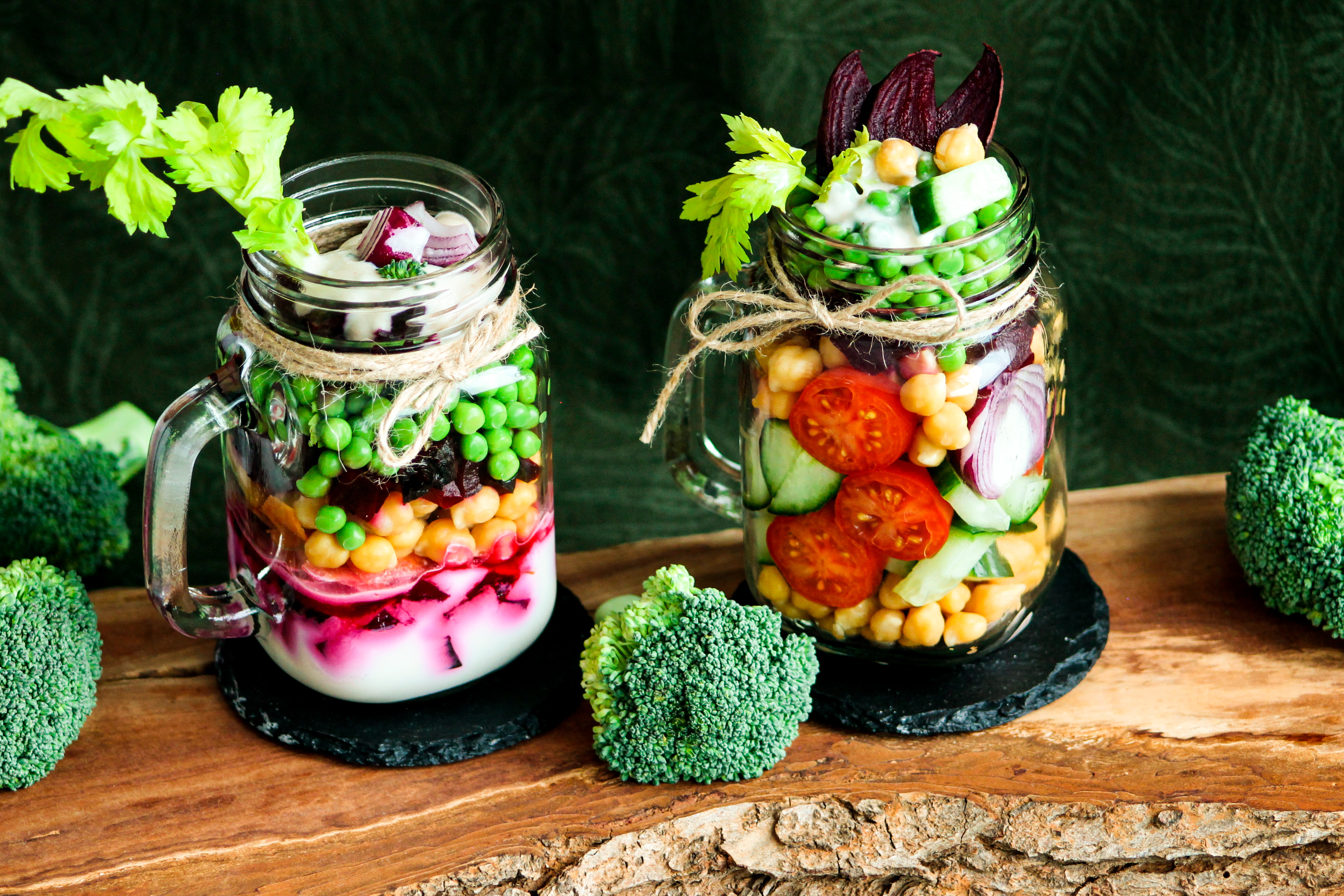 5 Vegetarian Salad in a Jar Recipes