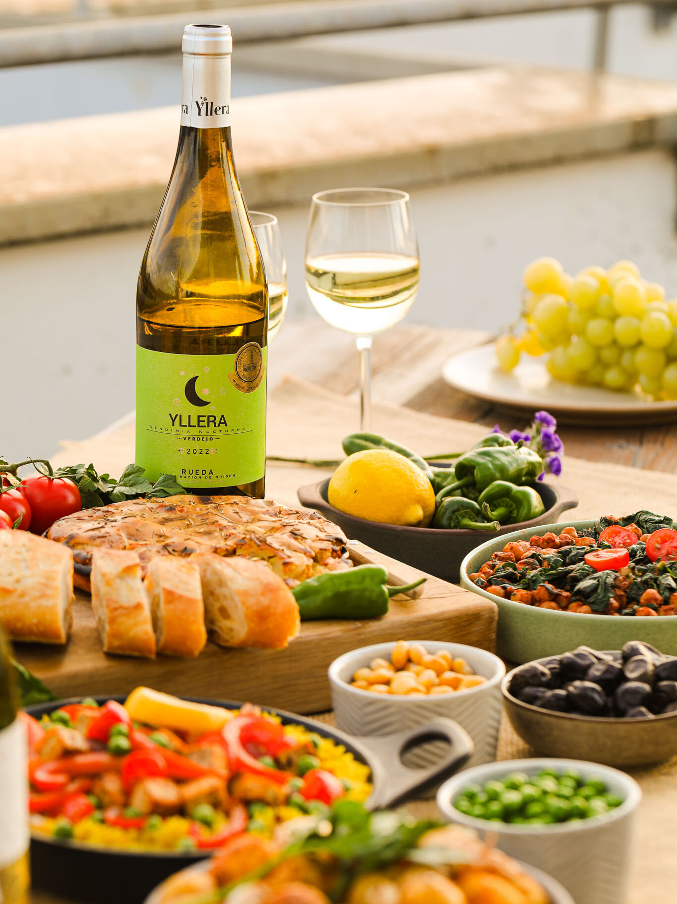 Rueda Wines with Vegan Spanish Tapas