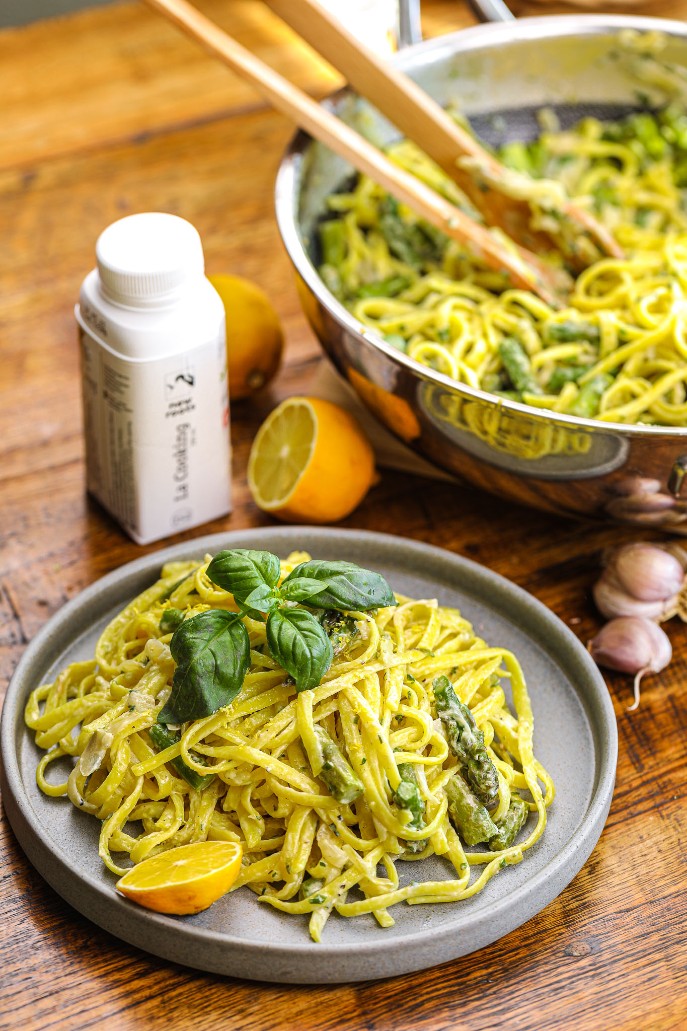 garlic-asparagus-linguine